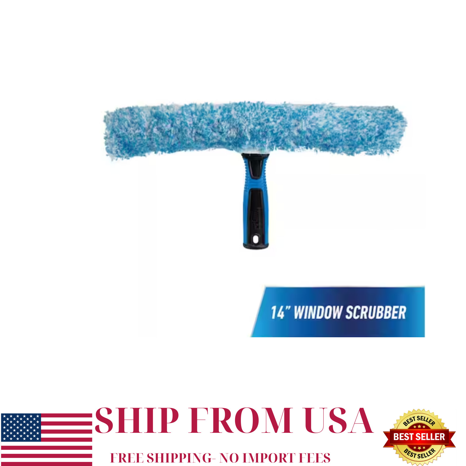 14. in Microfiber Window Scrubber