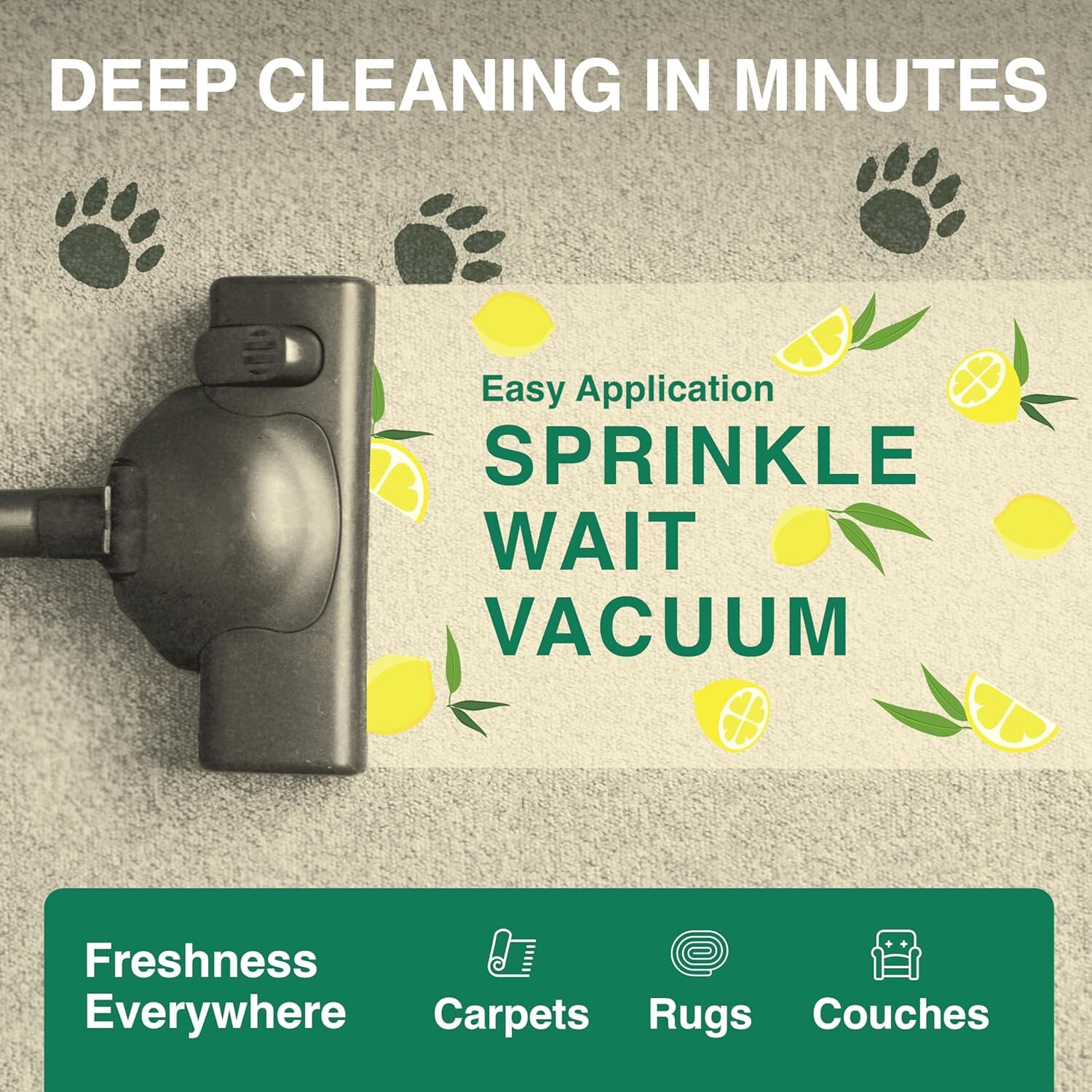 Good Natured Carpet Deodorizer 31oz – Pet Odor Eliminator, Lemon Eucalyptus