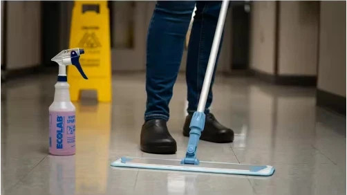 Ecolab 1-Gallon No-Rinse Neutral Floor Concentrate Cleaner