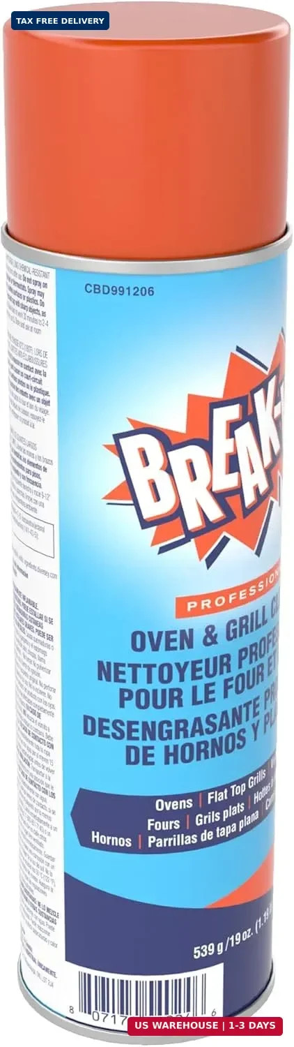 Diversey Break-Up Oven & Grill Cleaner, Aerosol Spray, 19 oz