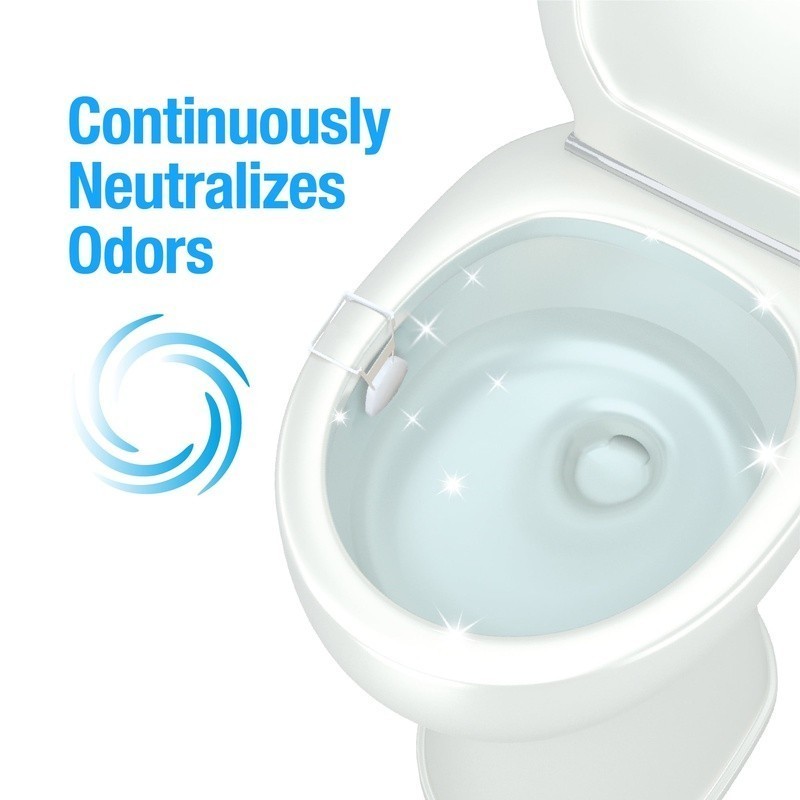 Toilet Bowl Deodorizer Rim Hanger Pleasantly Scented Freshener 10 Pack