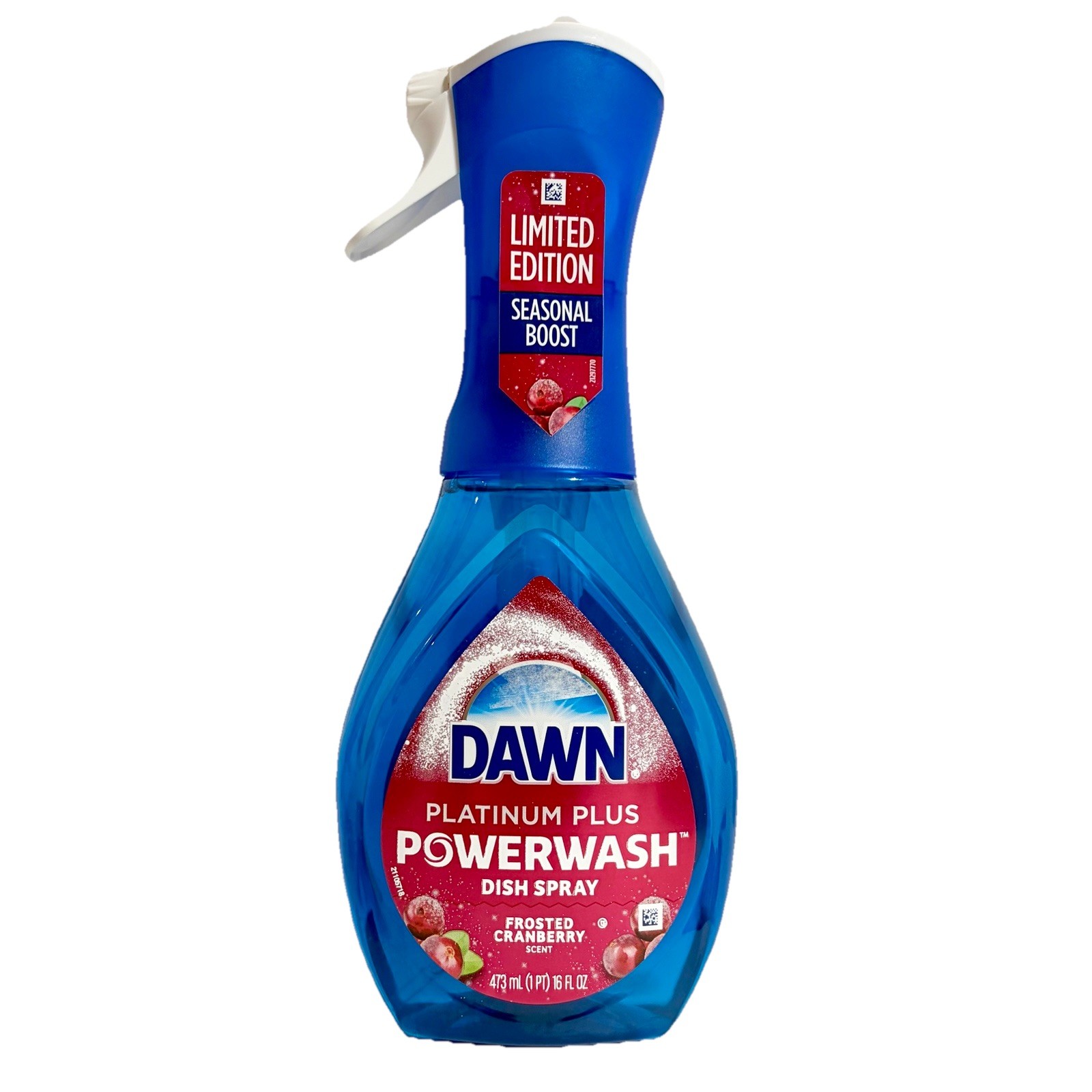 Dawn Platinum Powerwash Dish Spray Cranberry 16oz Bottle LIMITED EDITION NEW