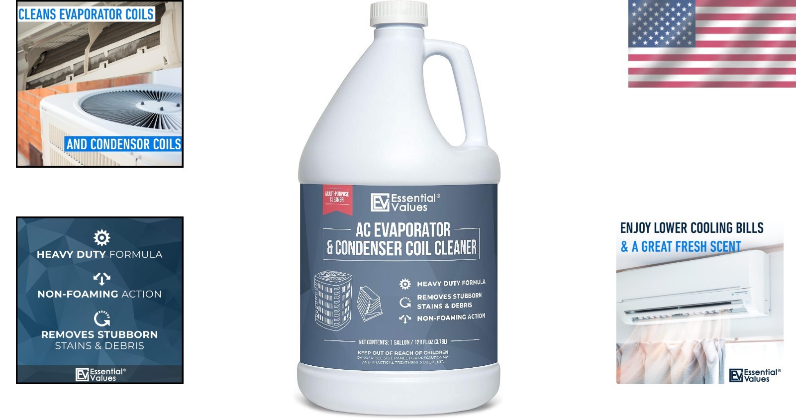 Commercial & Residential AC Coil Cleaner – 128 Oz
