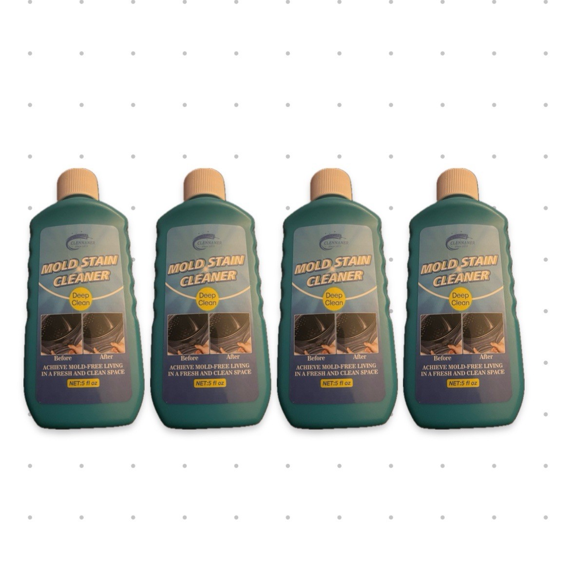Mold Stain Cleaner(4PACK) 5fl Oz Each .