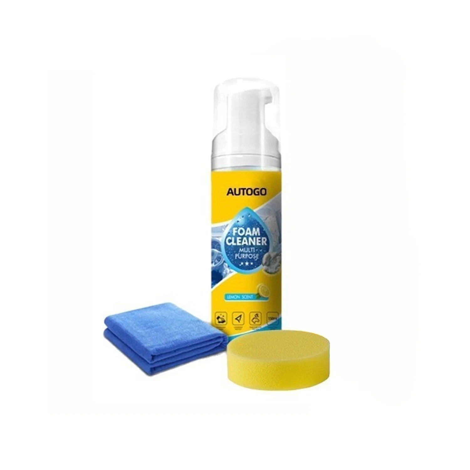 4-in-1 Multi-Enzyme Foam Cleaner, Deep Cleaning Spray for Car Kitchen Bathroom !