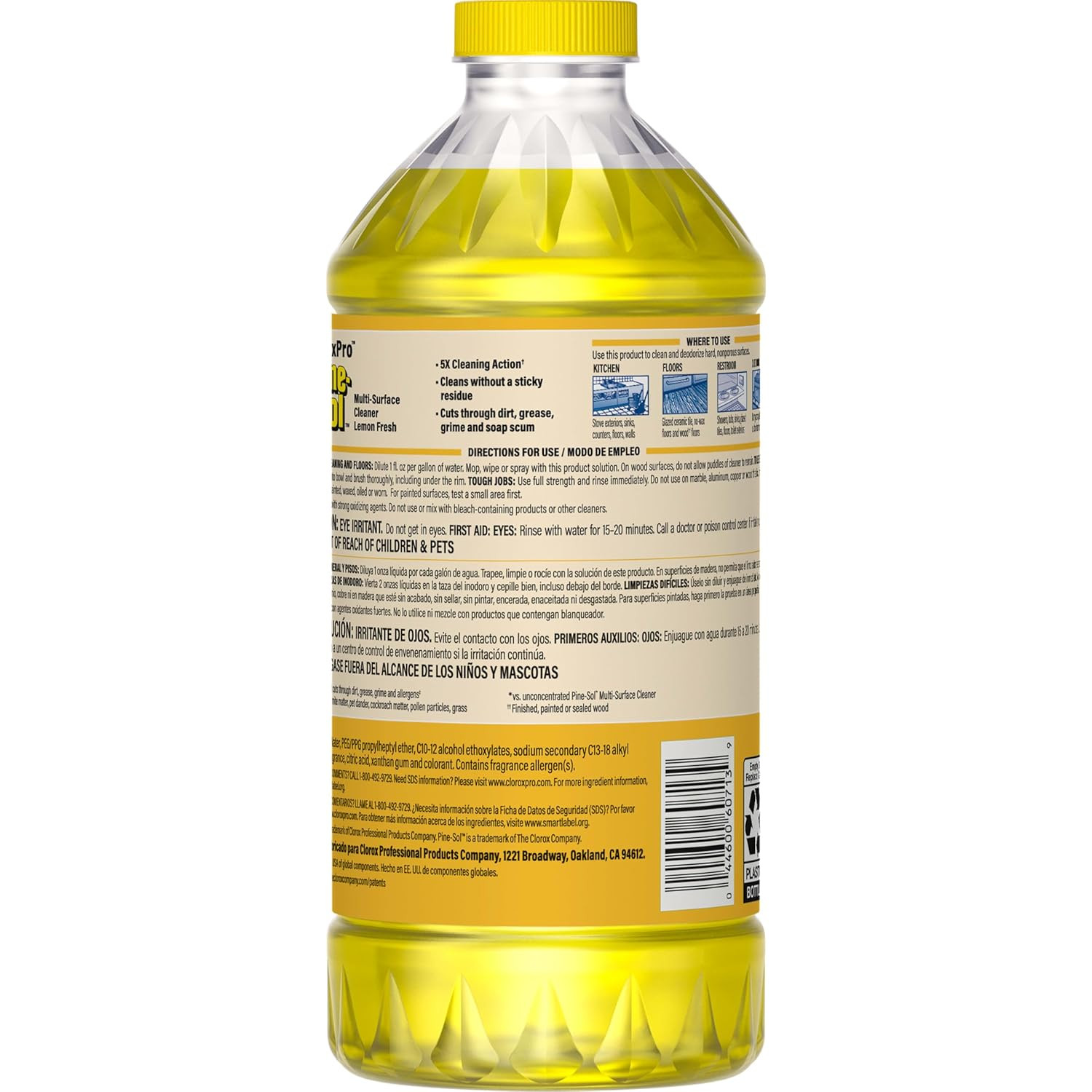 Cloroxpro Multi-Surface Cleaner, All Purpose Cleaner, Lemon Fresh, 40 Fluid Oun