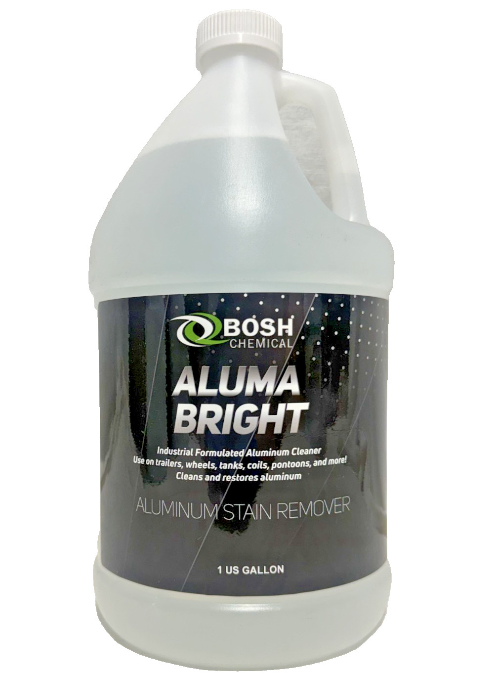 Bosh Chemical Alumabright Aluminum Cleaner Brightener 1 Gallon 128 oz Stain Remo