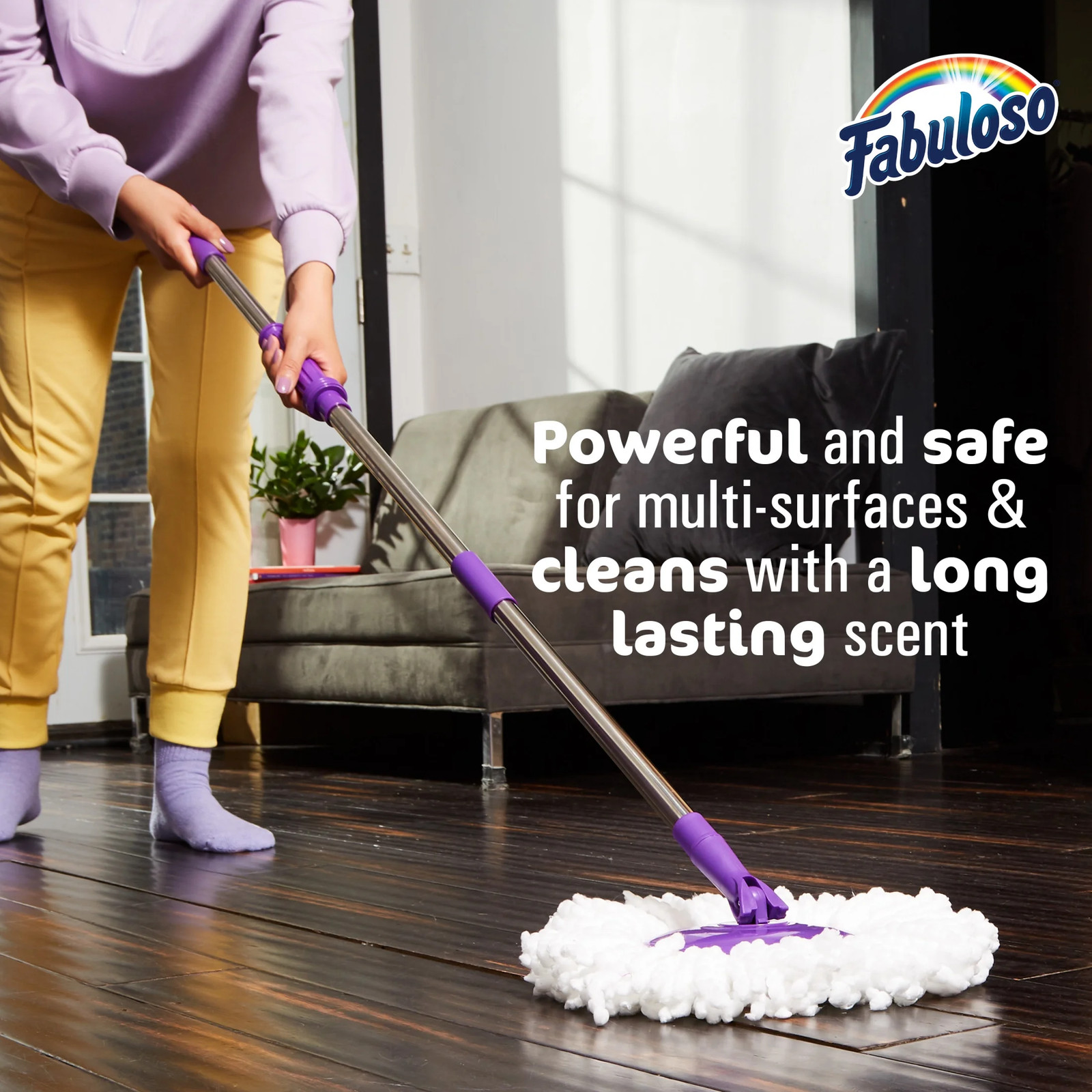 Fabuloso Multi-Purpose Cleaner, 2X Concentrated Formula, Floor Cleaner, Peach Sc