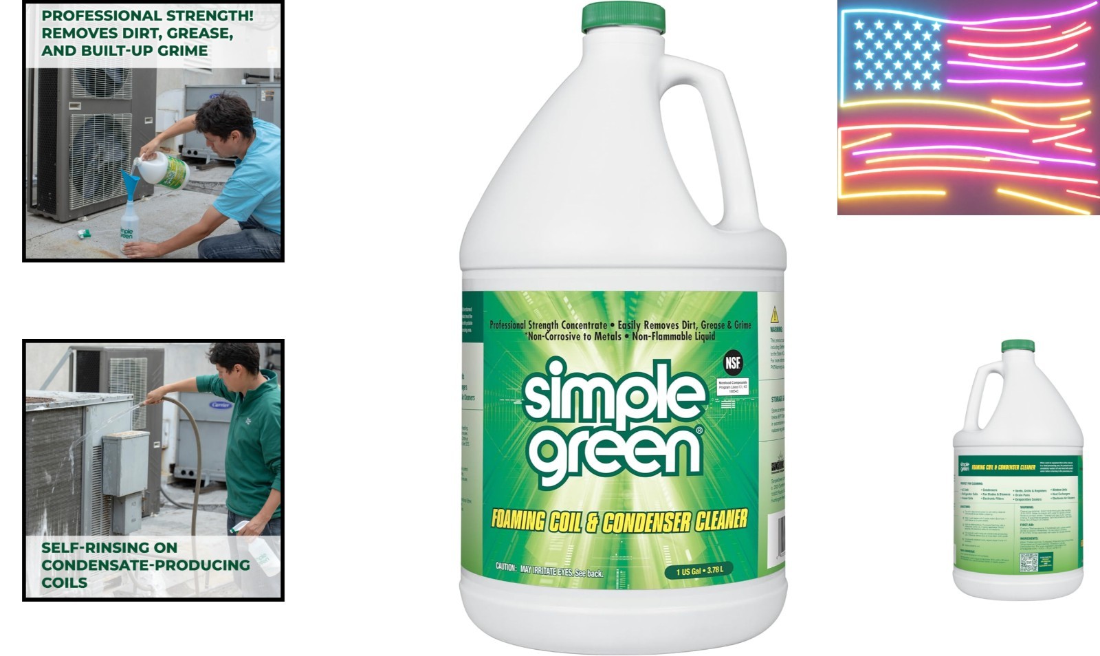 Foaming Coil Cleaner Gallon 128oz .