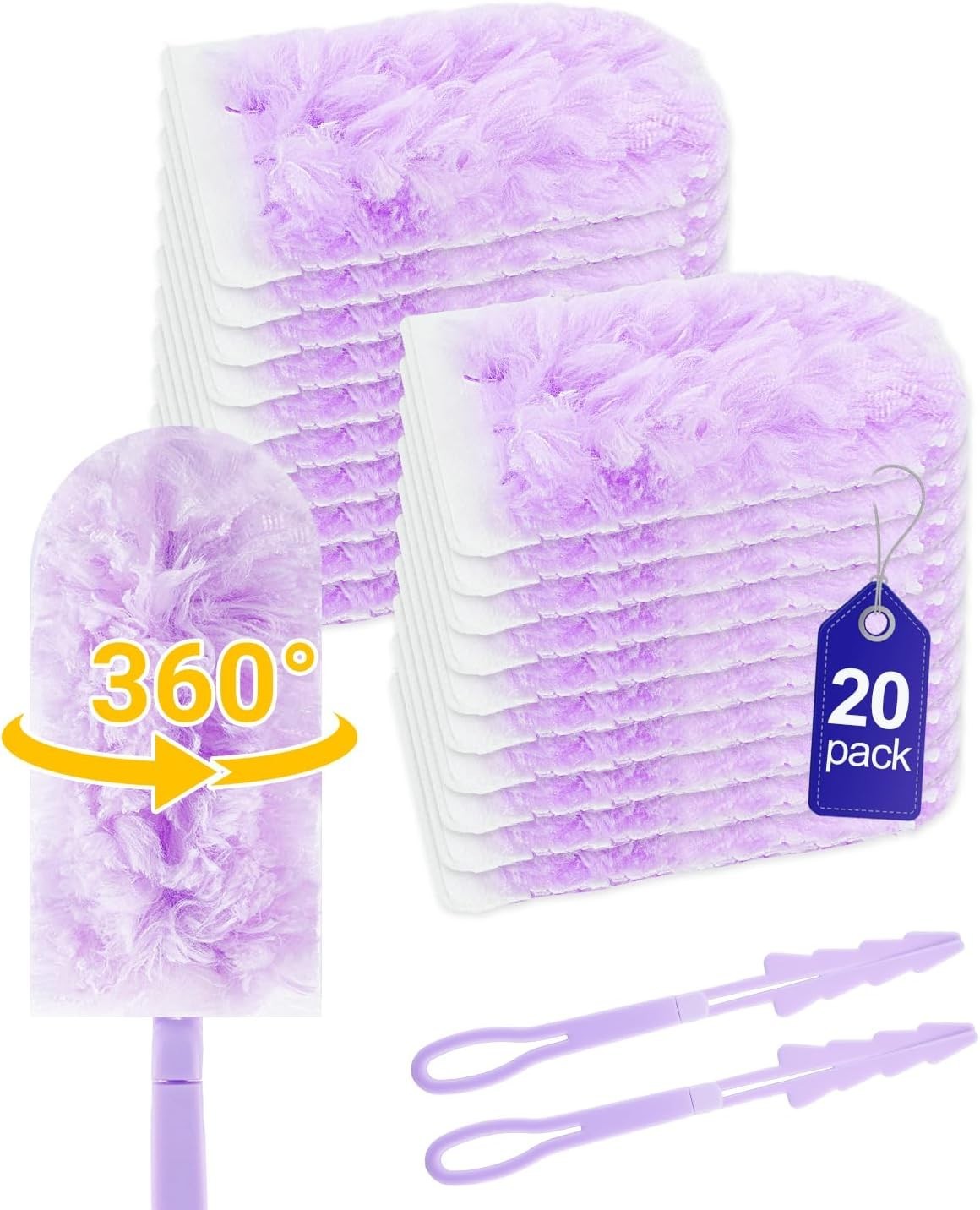 Duster Refill Compatible W/ Hand Duster Unscented Disposable Heavy Duty Duster