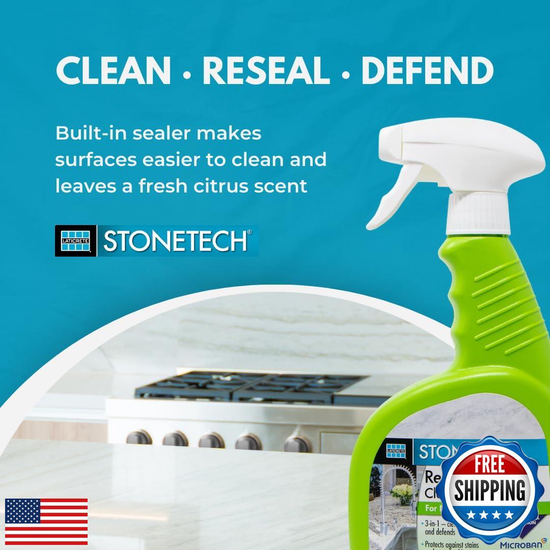 StoneTech Revitalizer Cleaner and Protector | Natural Stone Cleaner | Marble,