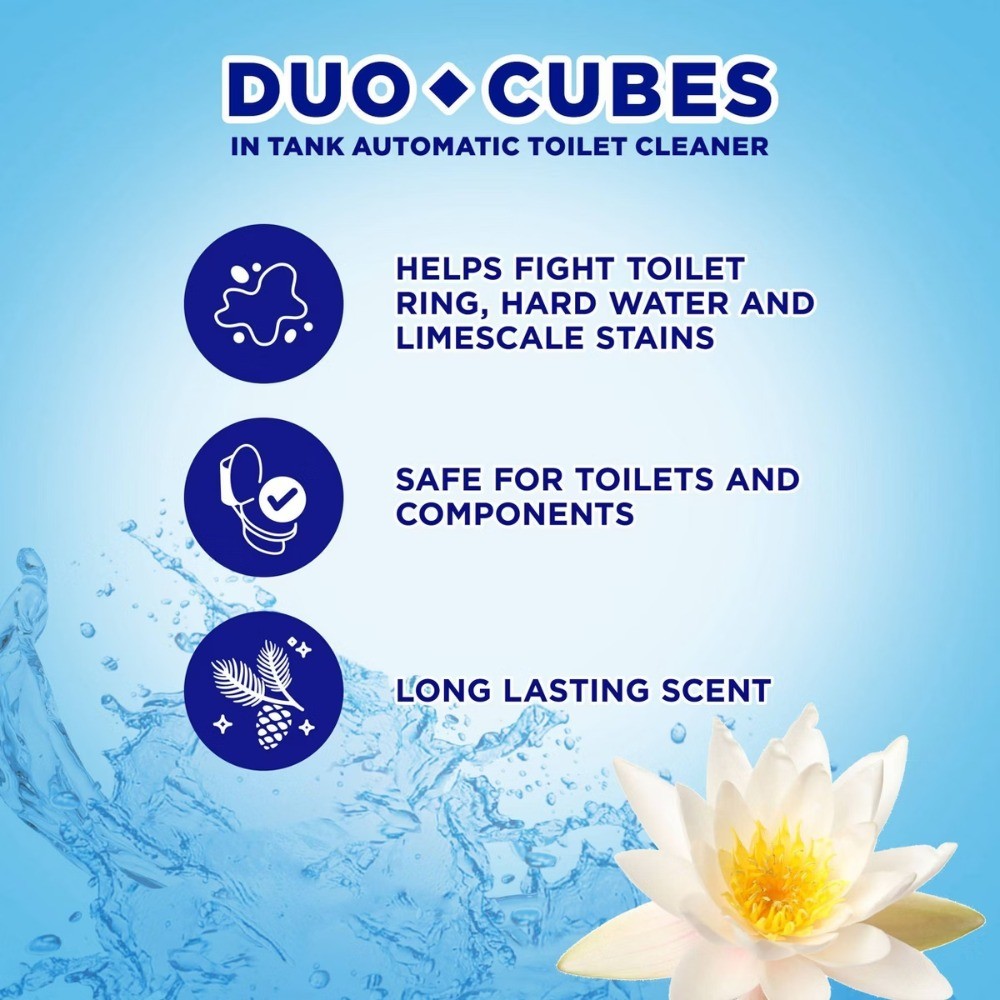 Sapphire Waters Duo-Cubes In-Tank Toilet Cleaner – 2ct: Blister Pack
