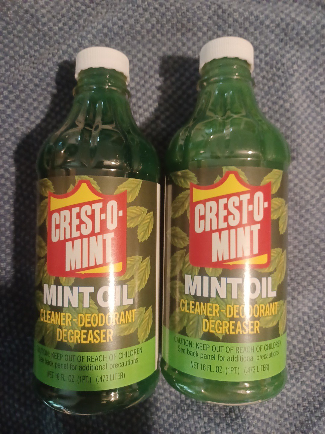 Crest-O-Mint Wintergreen Oil Multi-Purpose Cleaner Degreaser Household Pack of 2