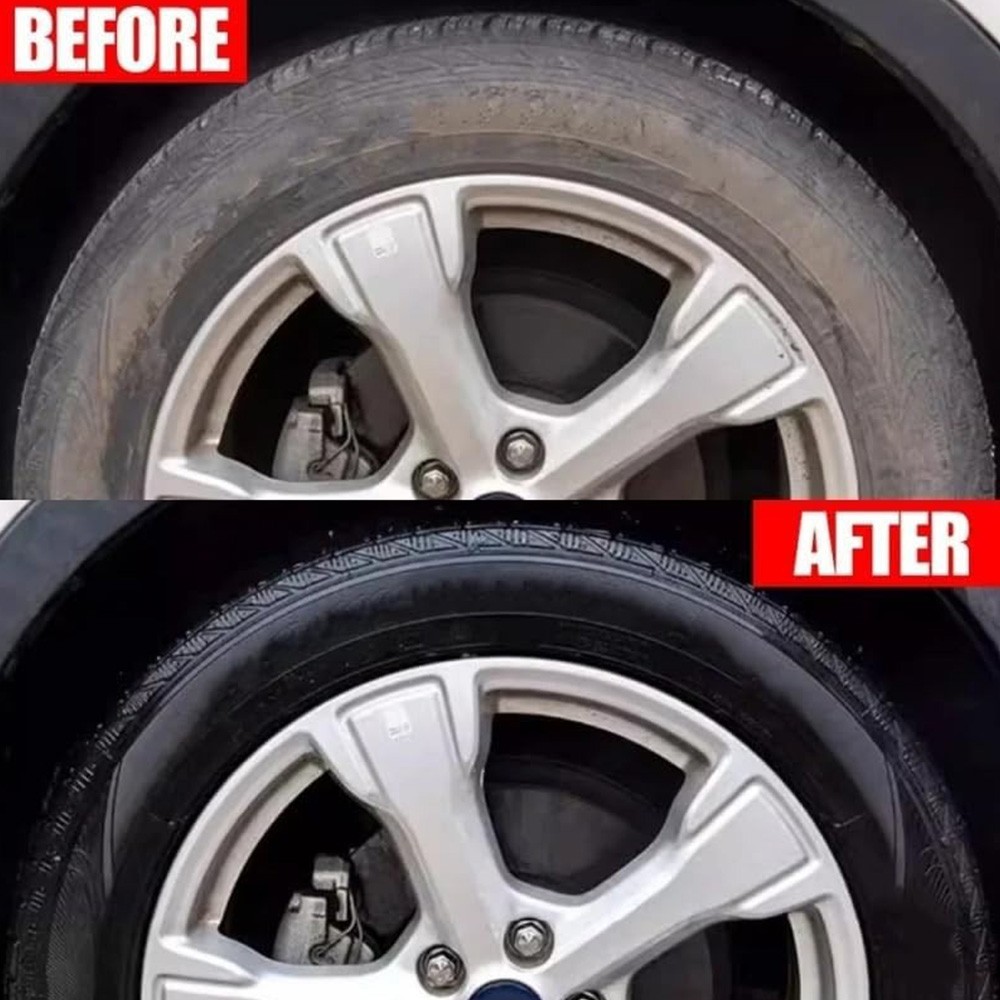 1~2pcs Tyre Nourish Cream, Tire Nourish Wax Cream, Maintain Luster for Cars 50g