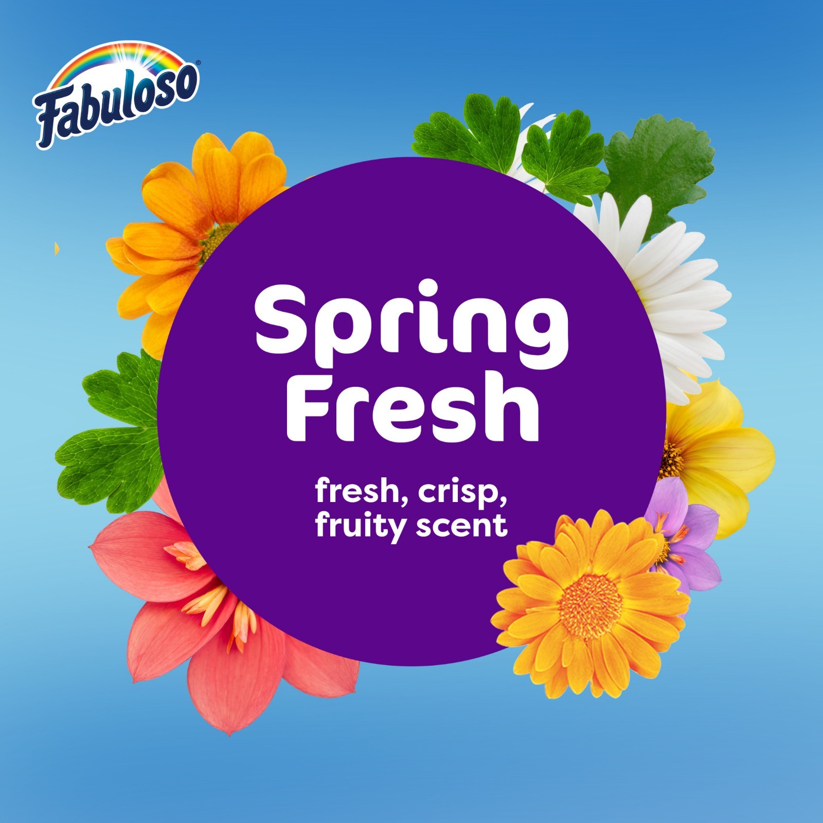 Fabuloso 56 oz Multi Surface Cleaner Spring Fresh Bleach Alternative