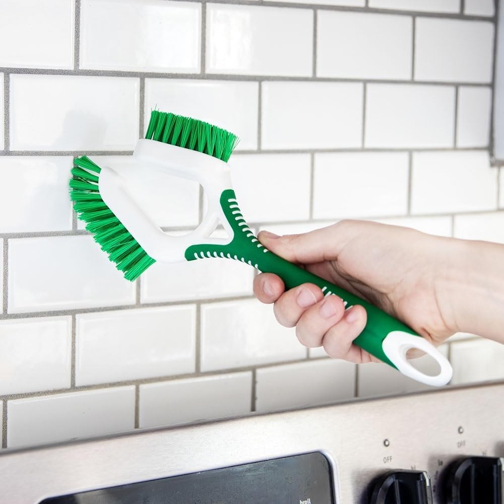 Heavy Duty Scrub Brush Kit – 3 Durable Brushes for Tackle Tough Household Messes