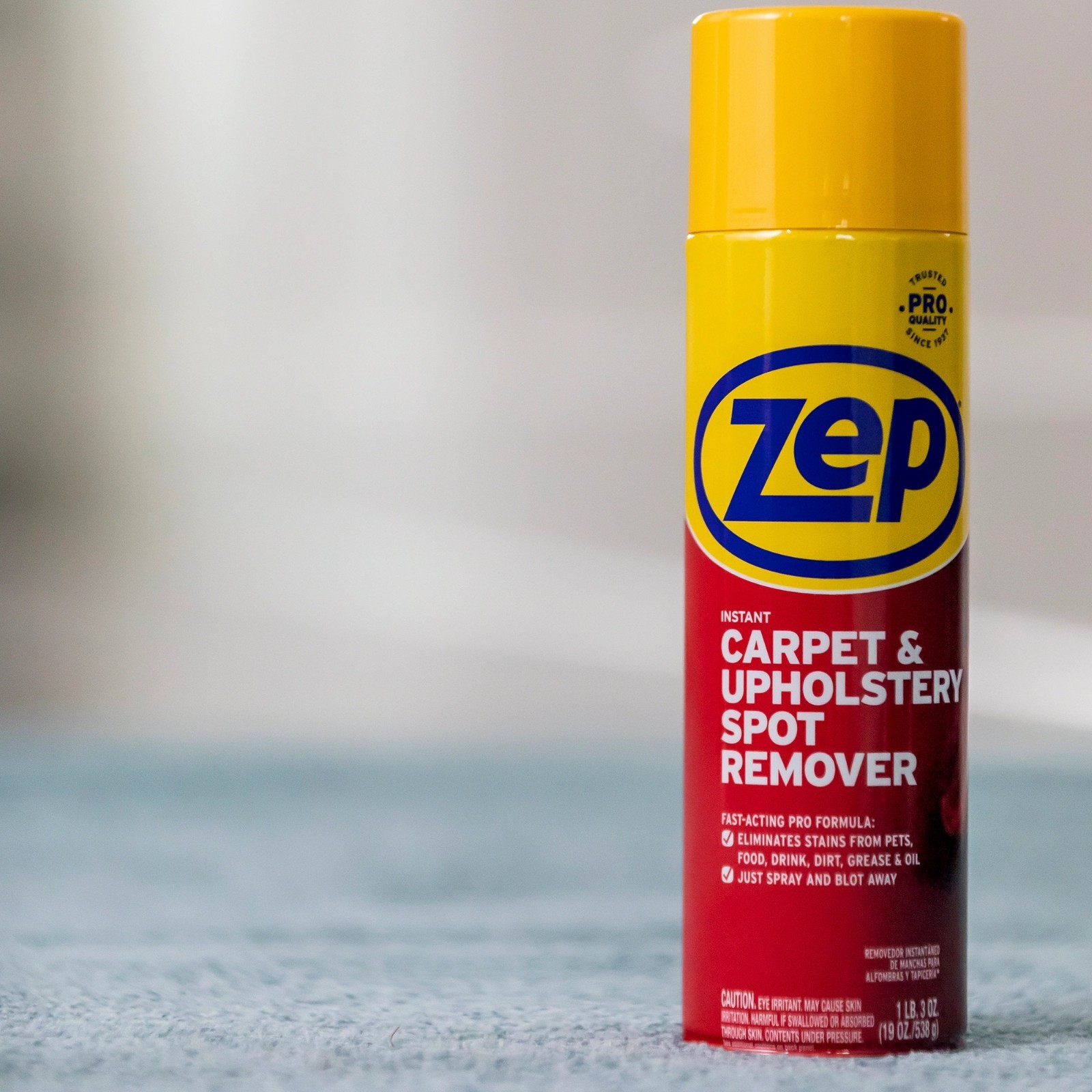 ZEP ZUSPOT19 Carpet Upholstery Spot Stain Remover Spray 19 oz