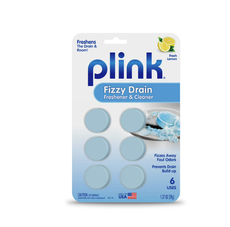 Fizzy Drain Cleaner Tablets Lemon Scent Sink Drain Freshener 6 Uses