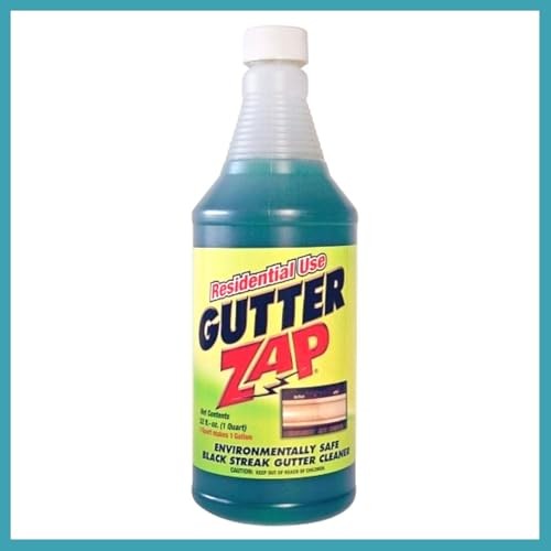 Gutter Zap Environmentally Safe Black Streak Residential, 32 fl oz. (1 Quart)