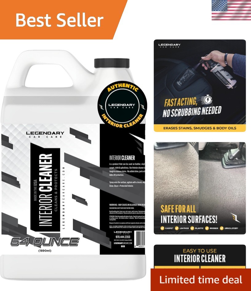 Legendary Interior Cleaner 64oz Half Gal. – All Purpose Interior Detailer & C…