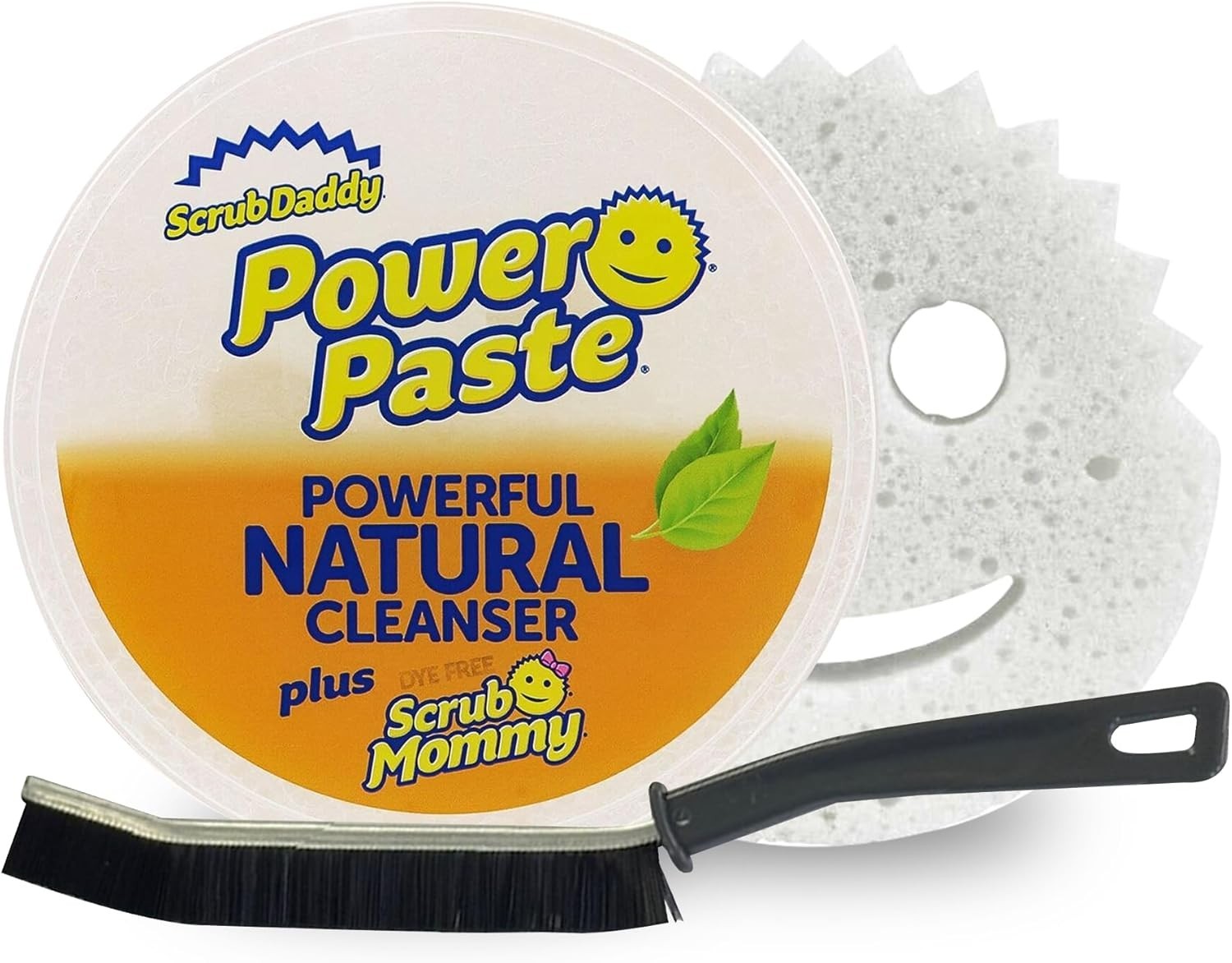 Lime-Scented Multi-Purpose Grout Cleaner with Sponge & Brush – 12.5oz Bundle