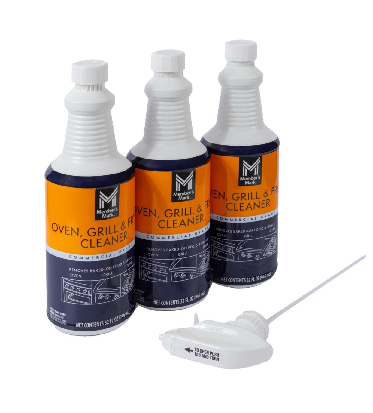 6 PACK – Member’s Mark Commercial Oven, Grill and Fryer Cleaner (32 oz.)