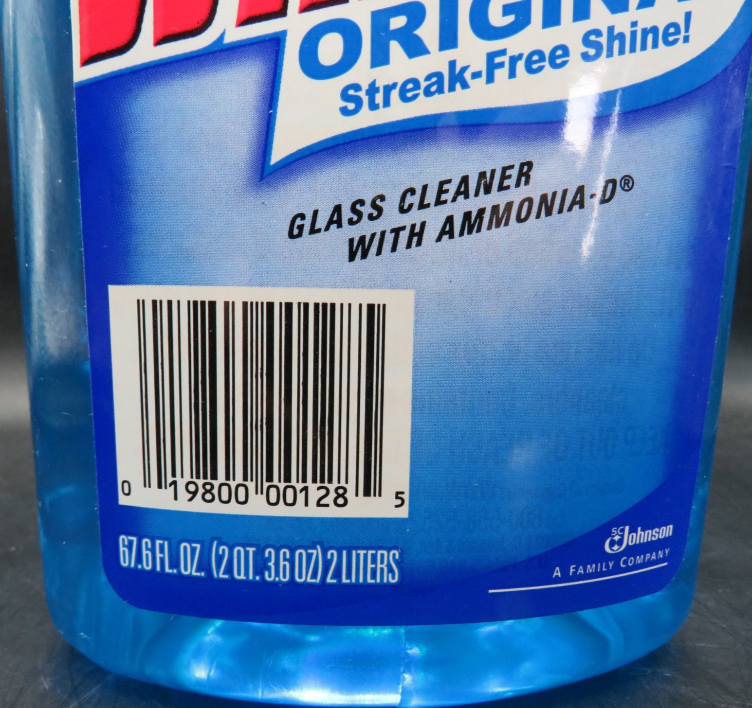 2L Refill Windex Original Streak Free Shine-Glass Cleaner with Ammonia-D-Johnson