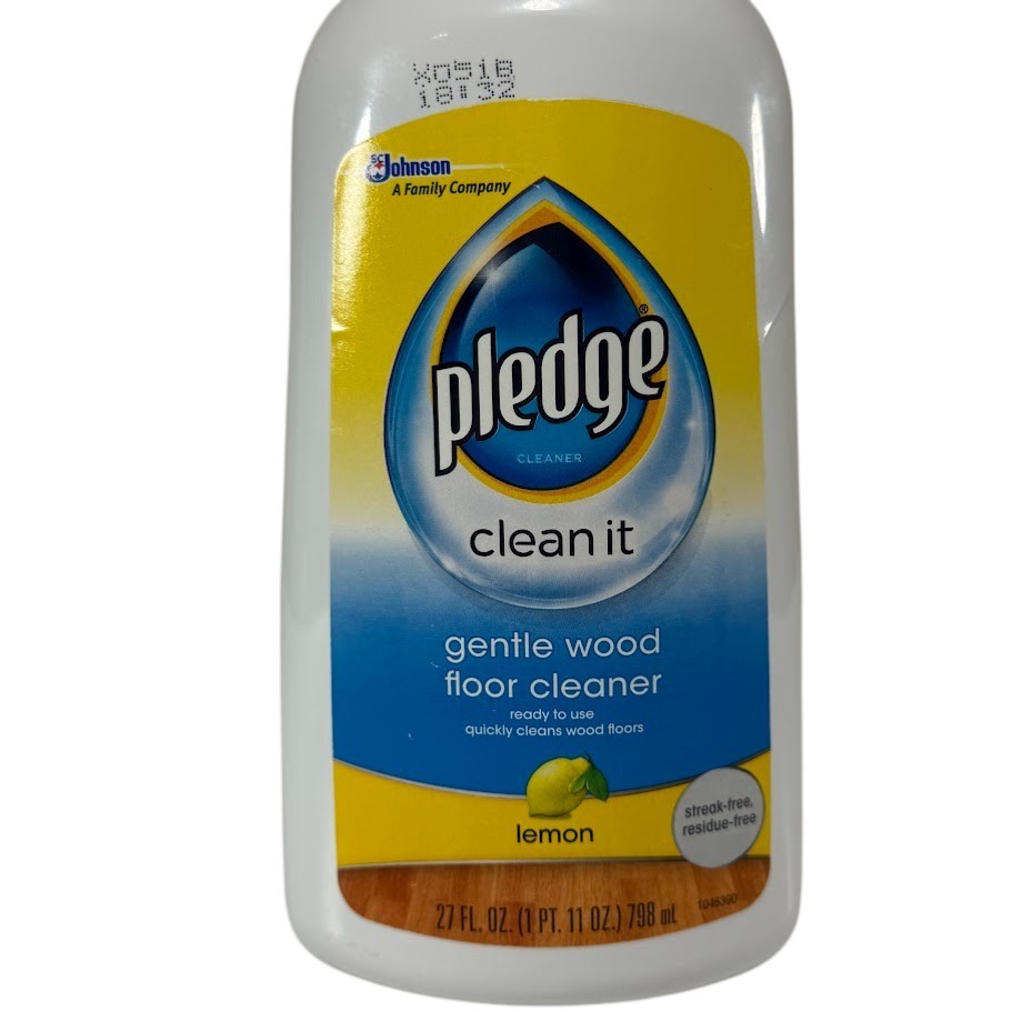 Pledge Clean it Floor Care Squirt & Mop Lemon Scent Hardwood Cleaner 27 oz