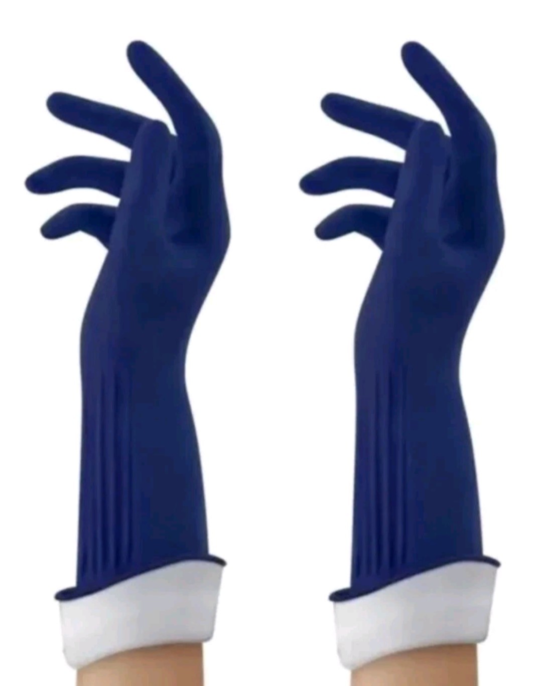 Playtex Living Cleaning Gloves w/ Drip Catch Cuff Small Navy Blue- 1 Pair – EACH
