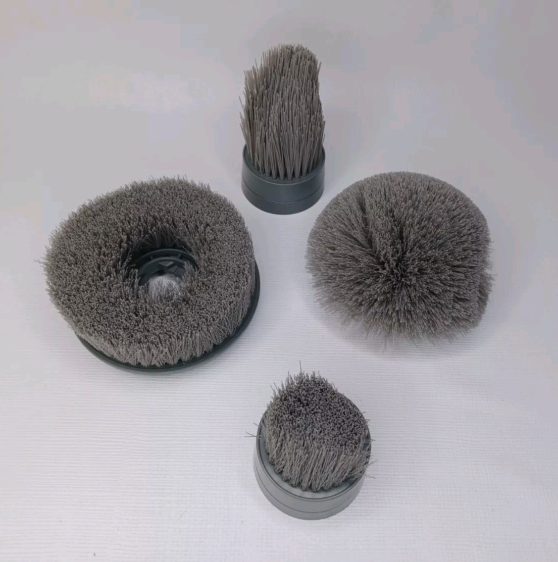 Kleenovate Spin Series Set Of 4 Replacement Brushes Round Flat Corner Small Flat