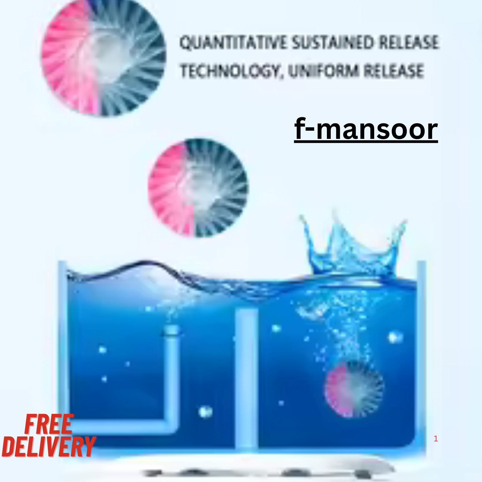 Automatic Toilet Bowl Cleaner Tablets – Continuous Release, Long-Lasting Fresh