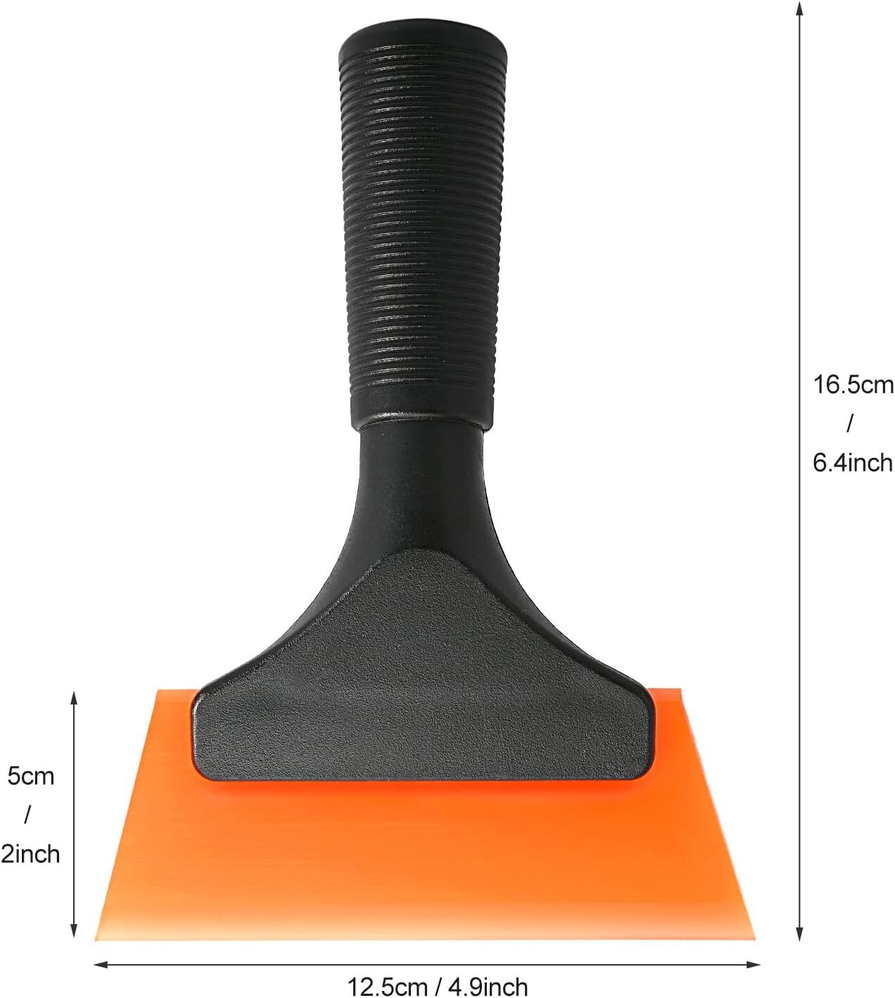 5 Inch Rubber Squeegee Window Tint Windshield Squeegee for Car Window Orange