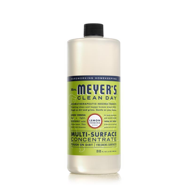 Mrs. Meyer’s 12440 Clean Day Cleaner, 32 oz Bottle, Liquid, Lemon Verbena