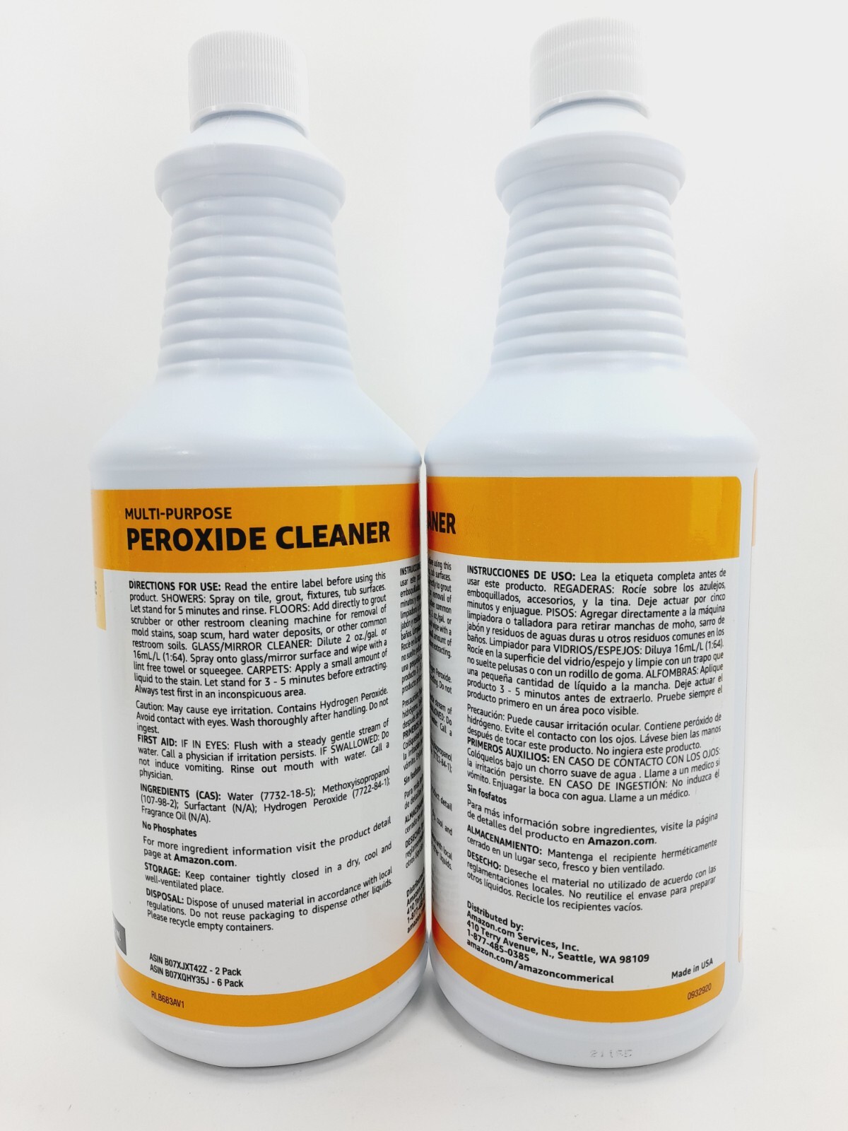 2 Amazon Commercial Multi-Purpose Peroxide Cleaner 32 FL OZ Each – Free Shipping