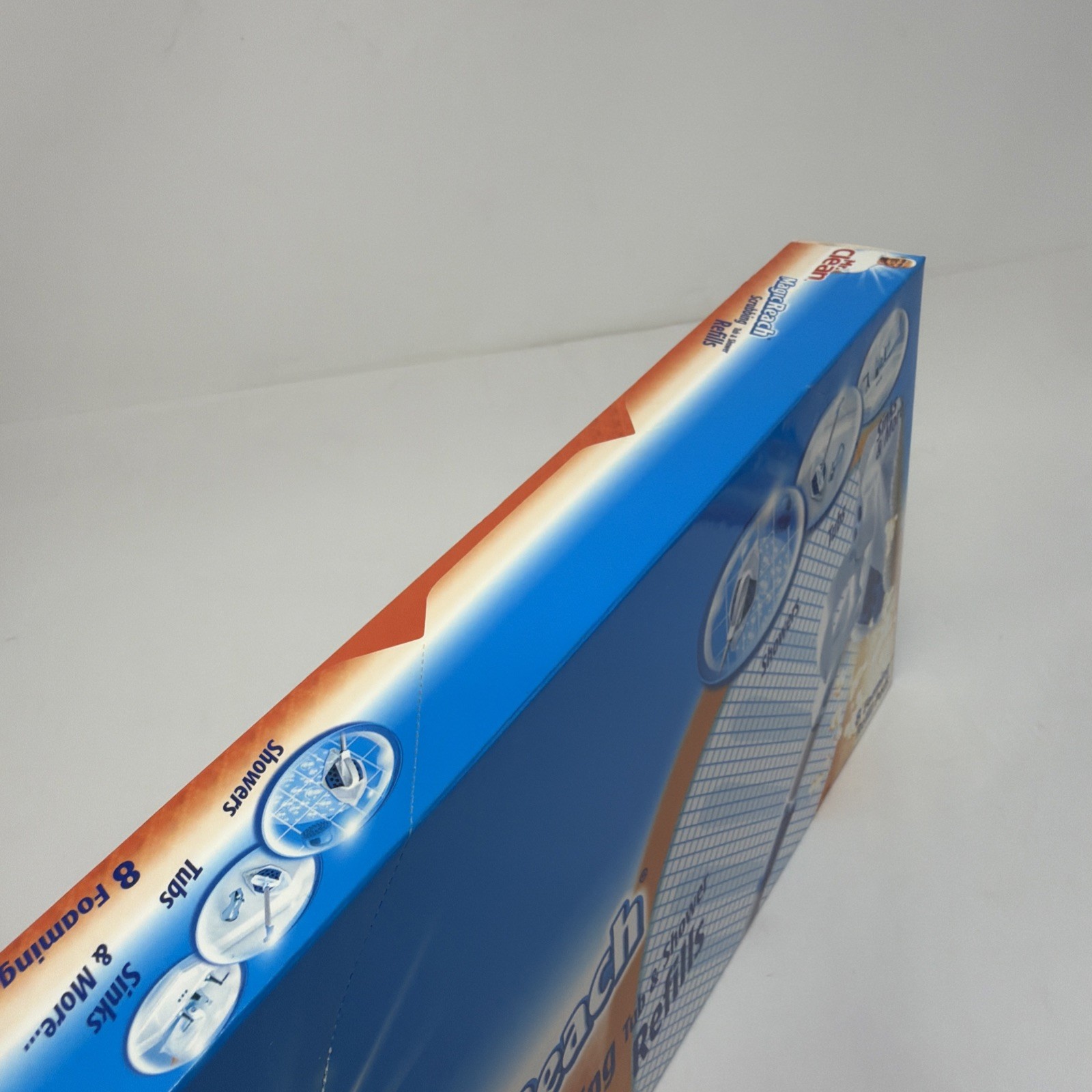 Mr. Clean Magic Reach Scrubbing Tub And Shower 8 Foaming Refill Pads NEW 2011