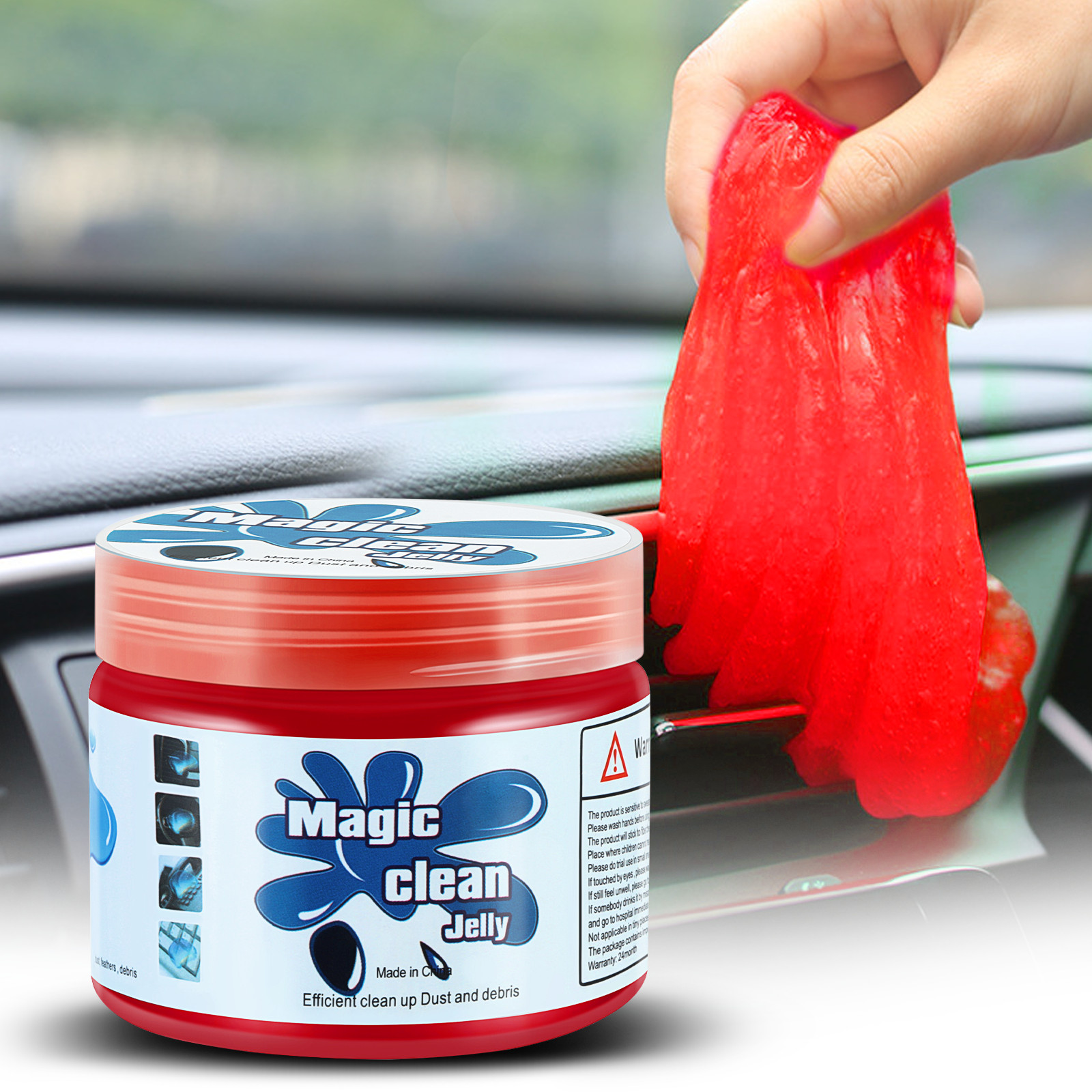 Red Cleaning Gel Jelly Multi Purpose Keyboard Laptop Home Dust Gel Remove Sticky