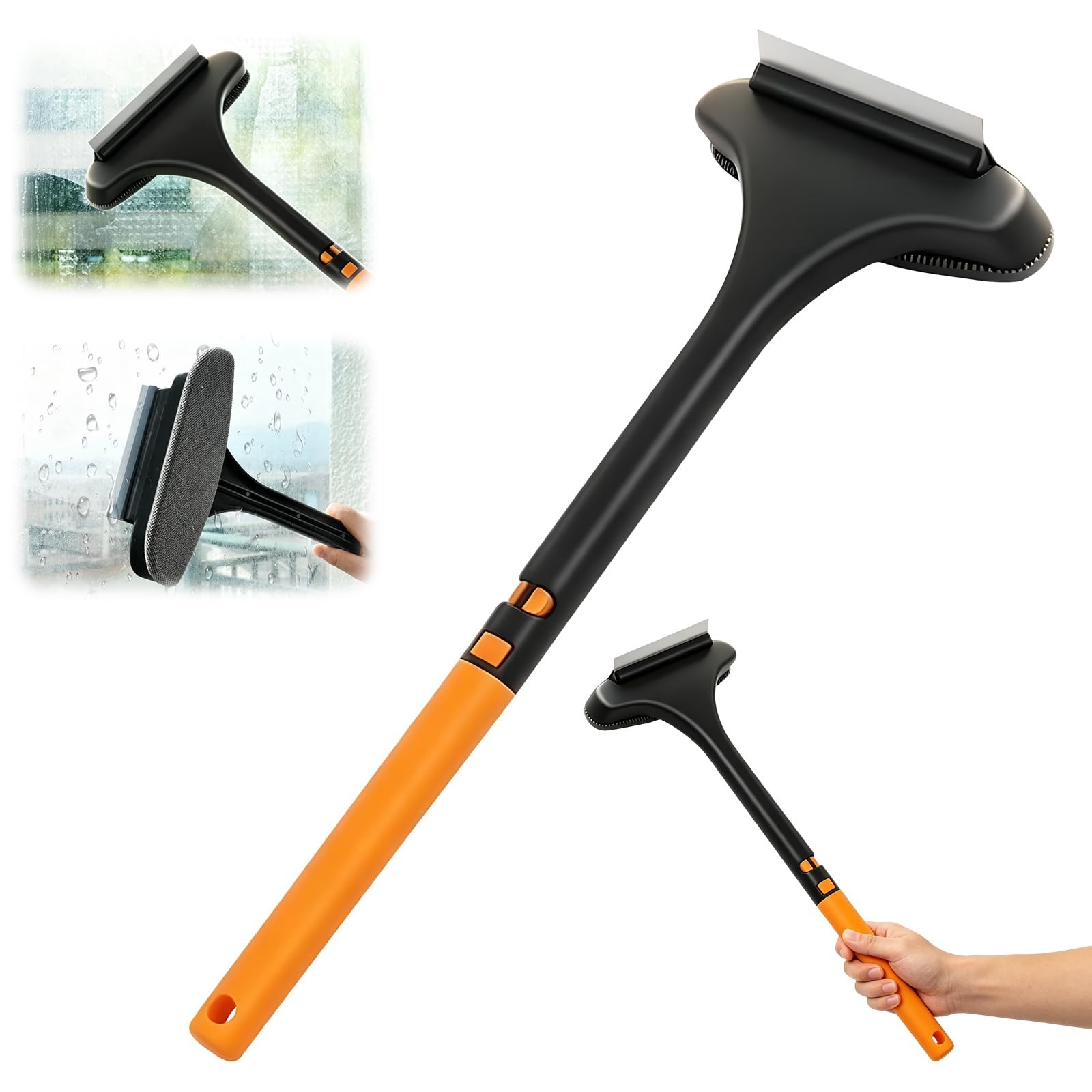 2-In-1 Window Screen Cleaning Brush Multipurpose Cleaning Brush for Patio Door