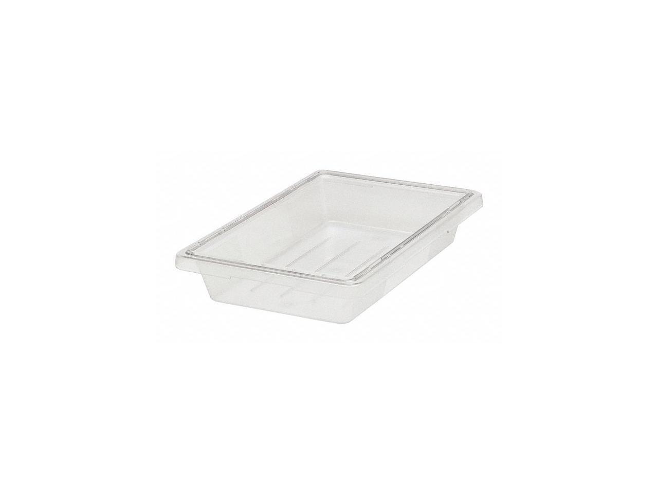 Food/tote Boxes, 5gal, 12w X 18d X 9h, Clear