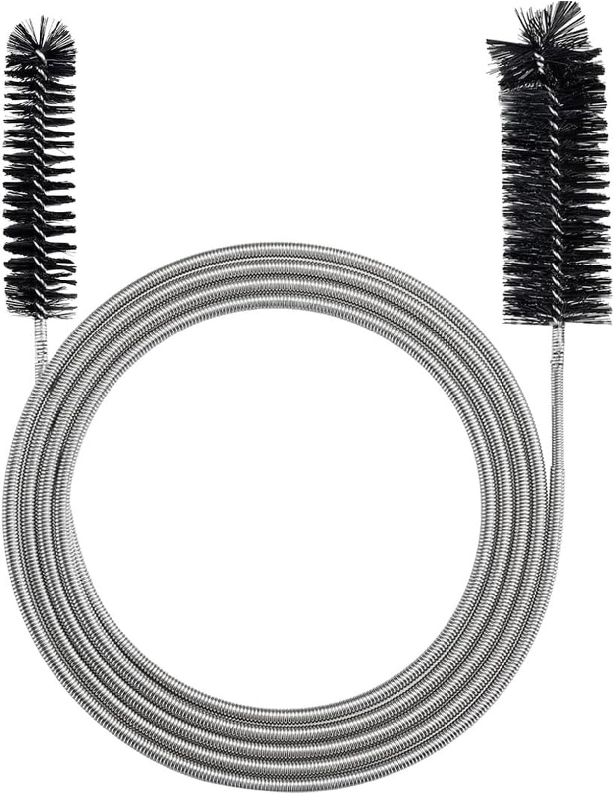 78 Inch Flexible Drain Cleaning Brush Nylon Stainless Steel Long Hose Pipe