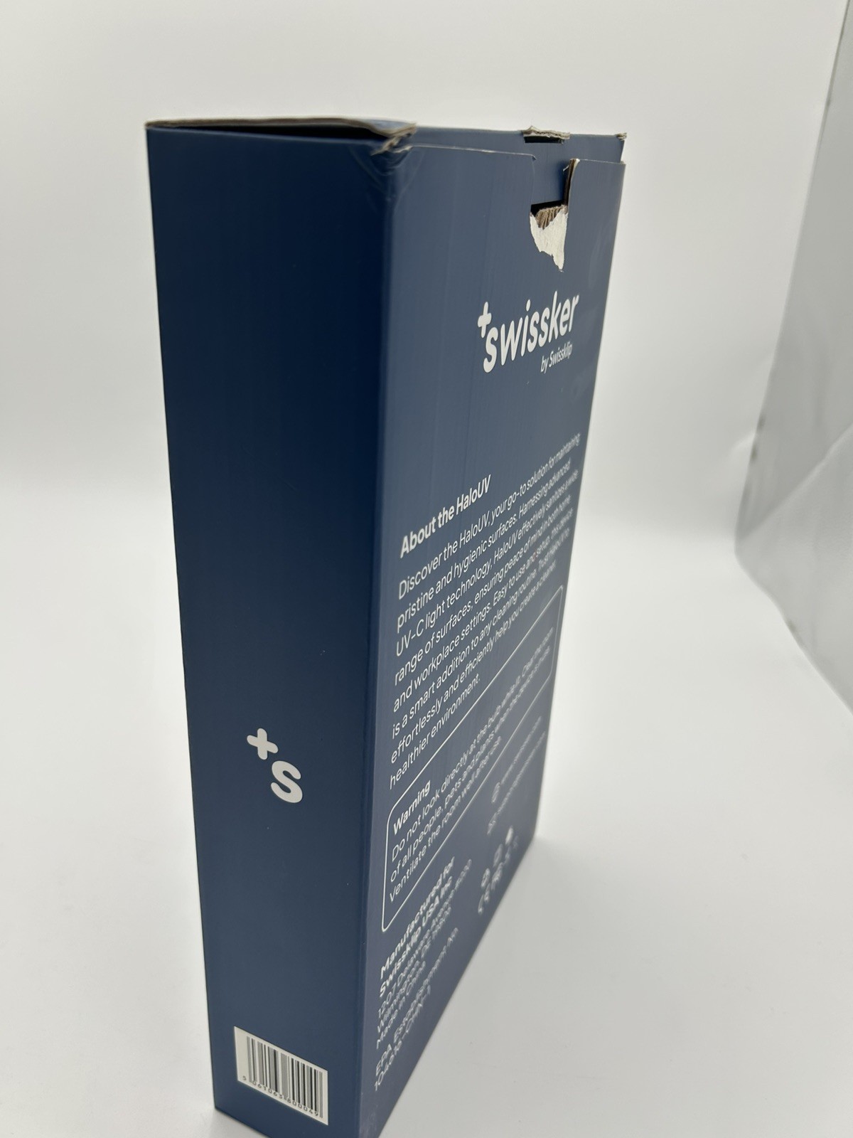 HaloUV Swissker by Swissklip Home Disinfection Device missing remote NewOpenBox