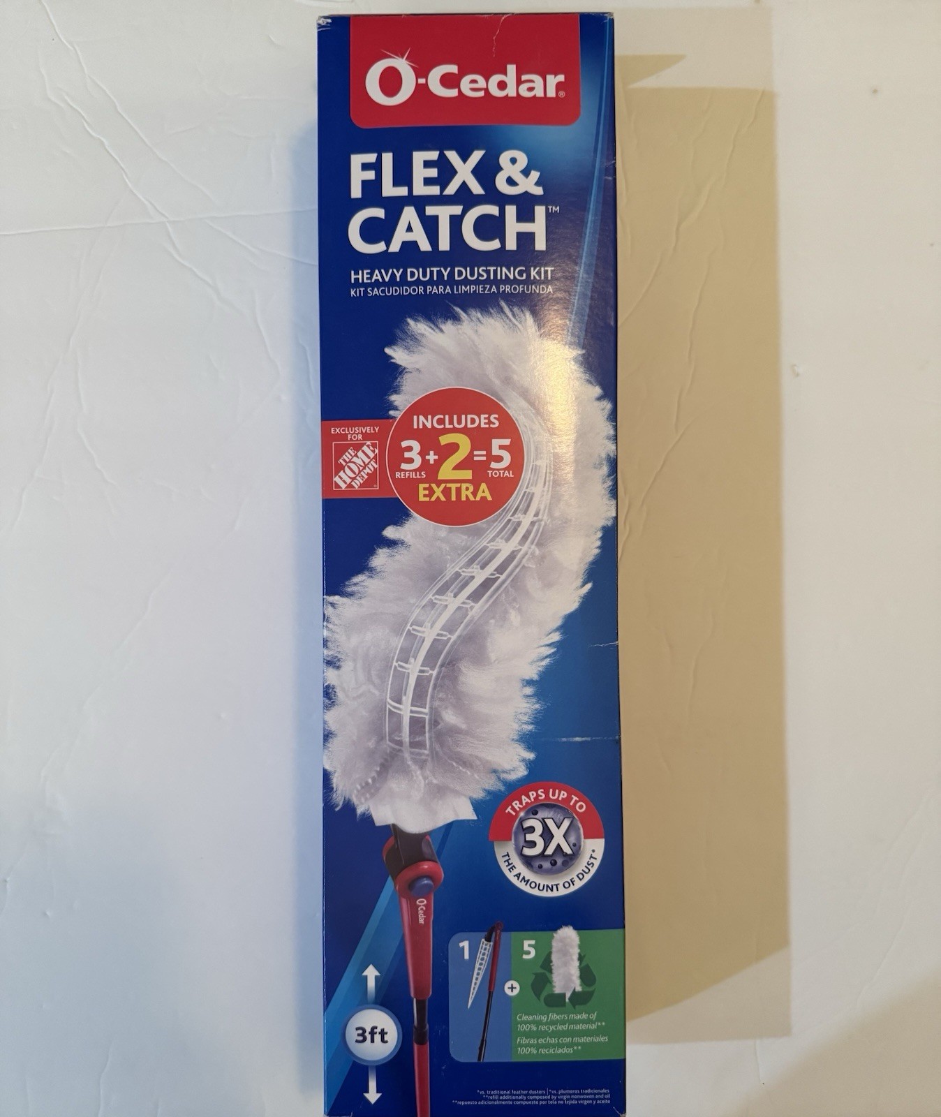 Flex & Catch Heavy Duty Dusting Kit (3 ft. Handle Plus 5 Refills