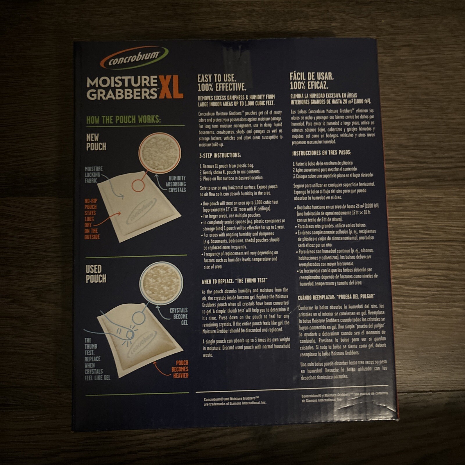 Concrobium Moisture Grabbers XL, 35.3 oz
