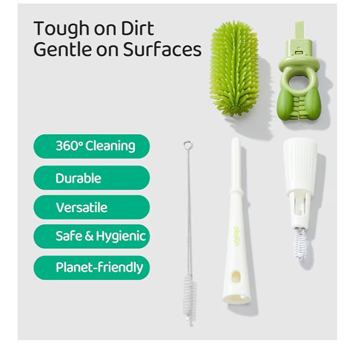 5-in-1 Silicone Cleaning Brush – Detachable or All-in-one Step Cleaning