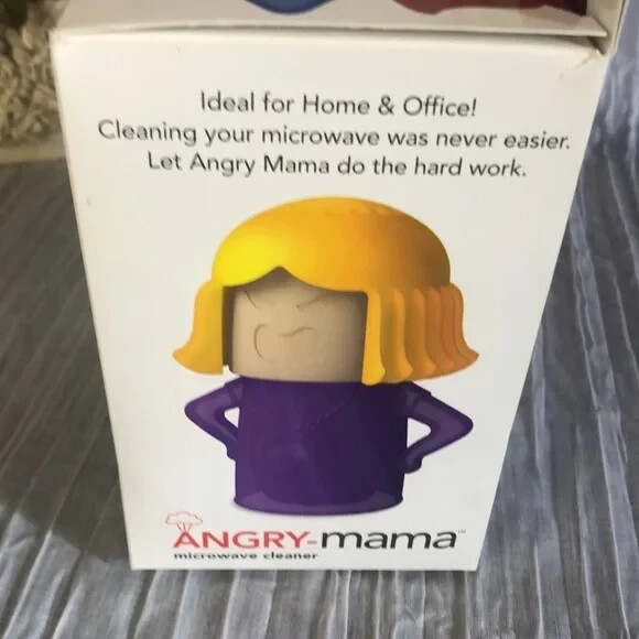ANGRY MAMA steam cleaner Microwave Cleaner new in box kitchen cleaning item CON