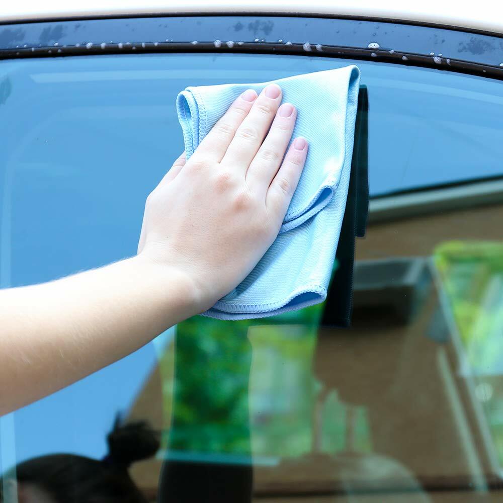 Microfiber Cleaning Cloth Packs of 12 – Reusable 12 x 12 Color Options – 320 GSM