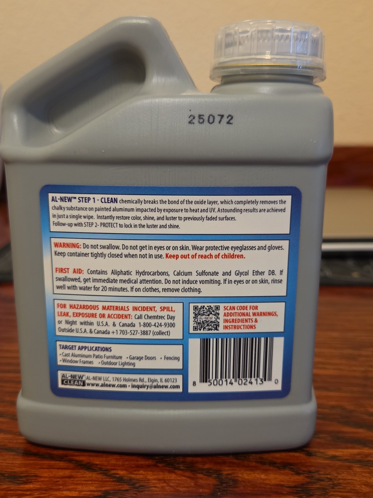 AL-NEW Clean Make it new solution restore patio furniture stains 16 fl oz