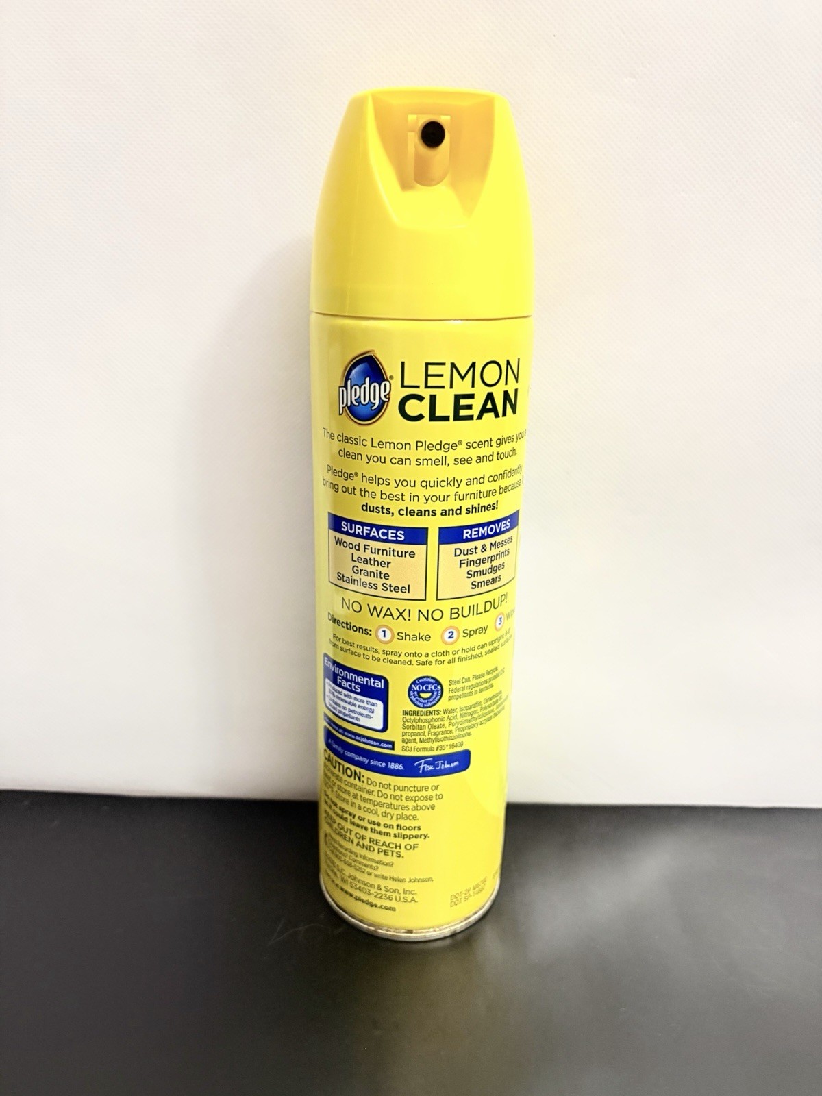 NEW 2pc Pledge Lemon Clean Spray 13.8 oz AND 24 Wipes (2013) NOS 3X Better
