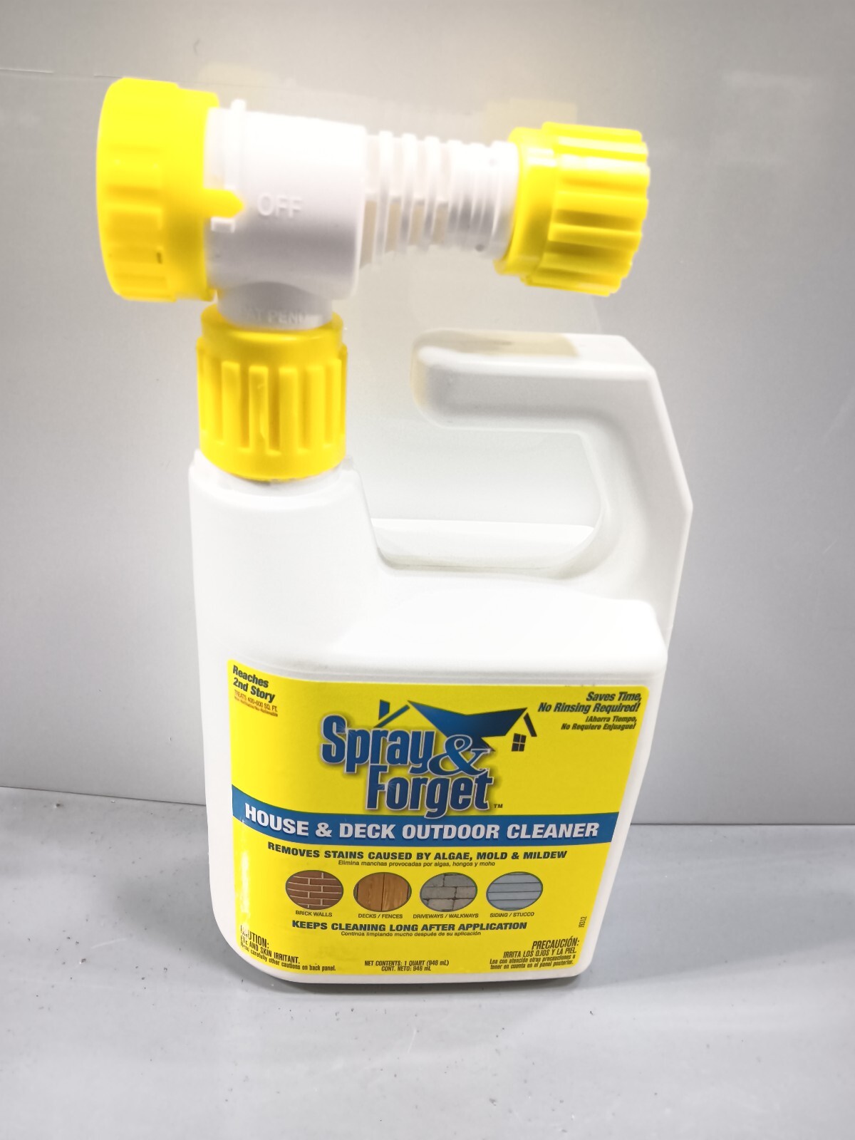 SPRAY & FORGET HOUSE & DECK OUTDOOR CLEANER 1QUART