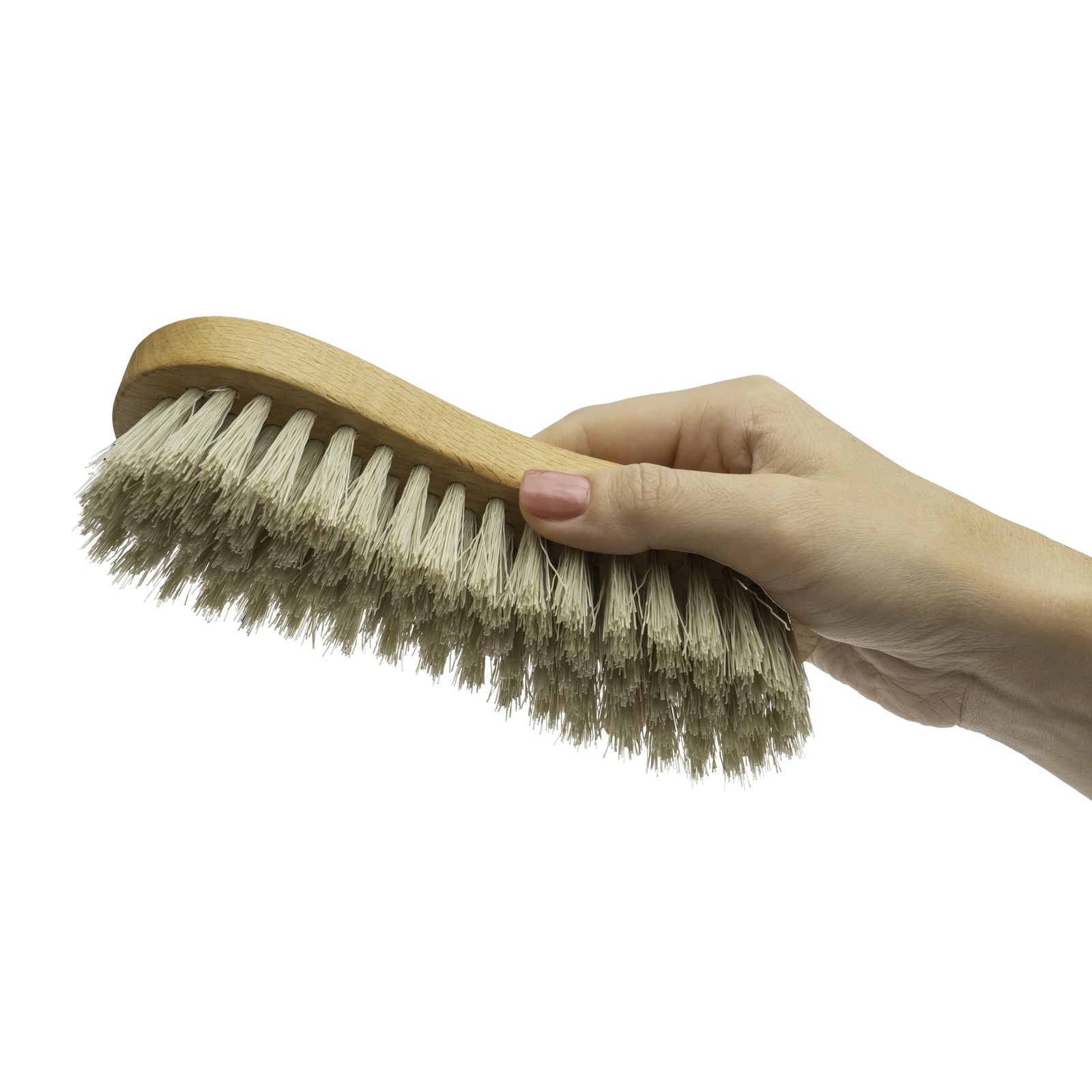 Medium-Stiffness Nylon Fiber Scrub Brush – Heavy Duty Cleaning Brush, Wooden …