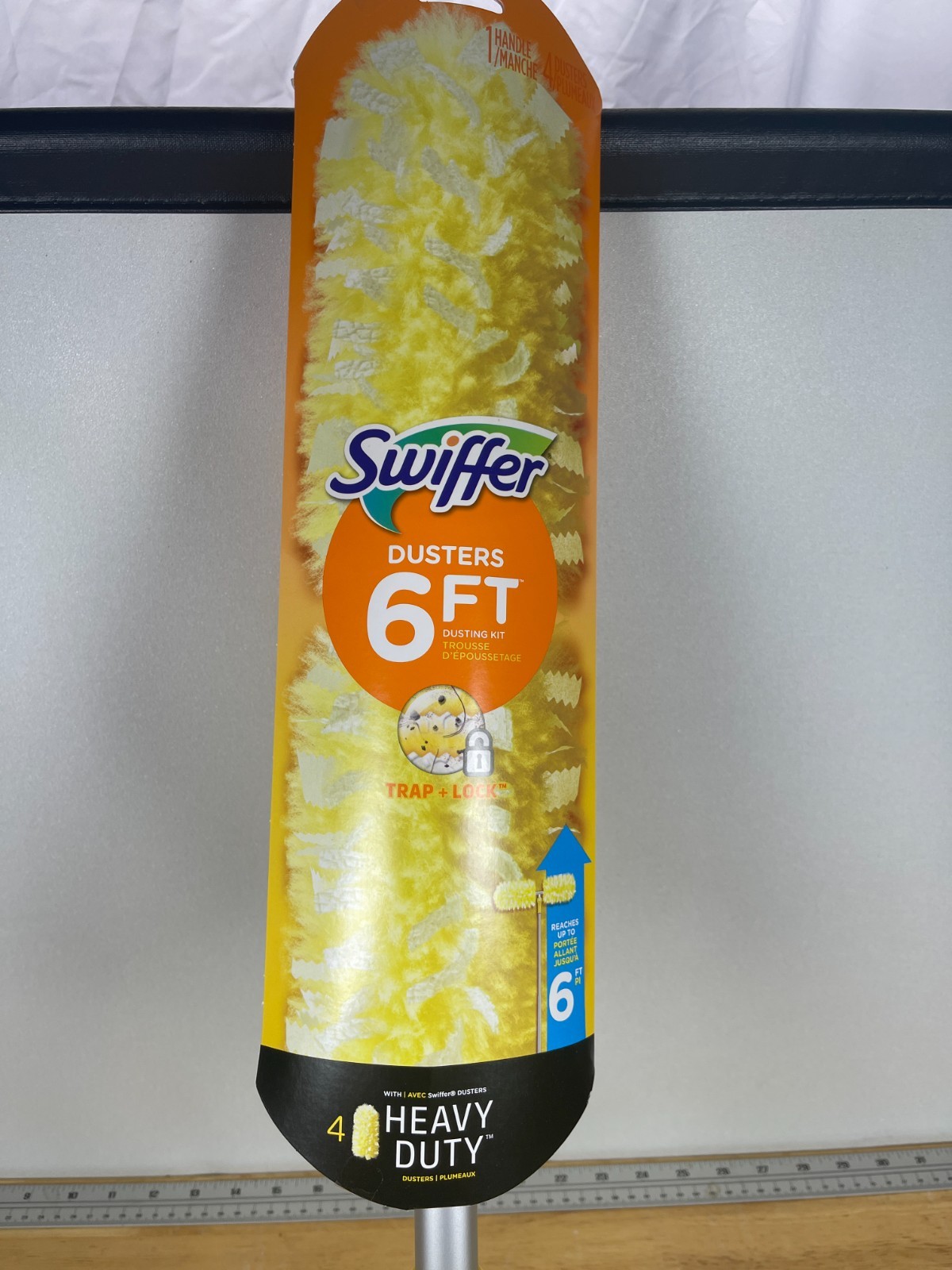 Swiffer 360 Dusters 6FT Extender Handle Kit 4 Heavy Duty Dust Refills